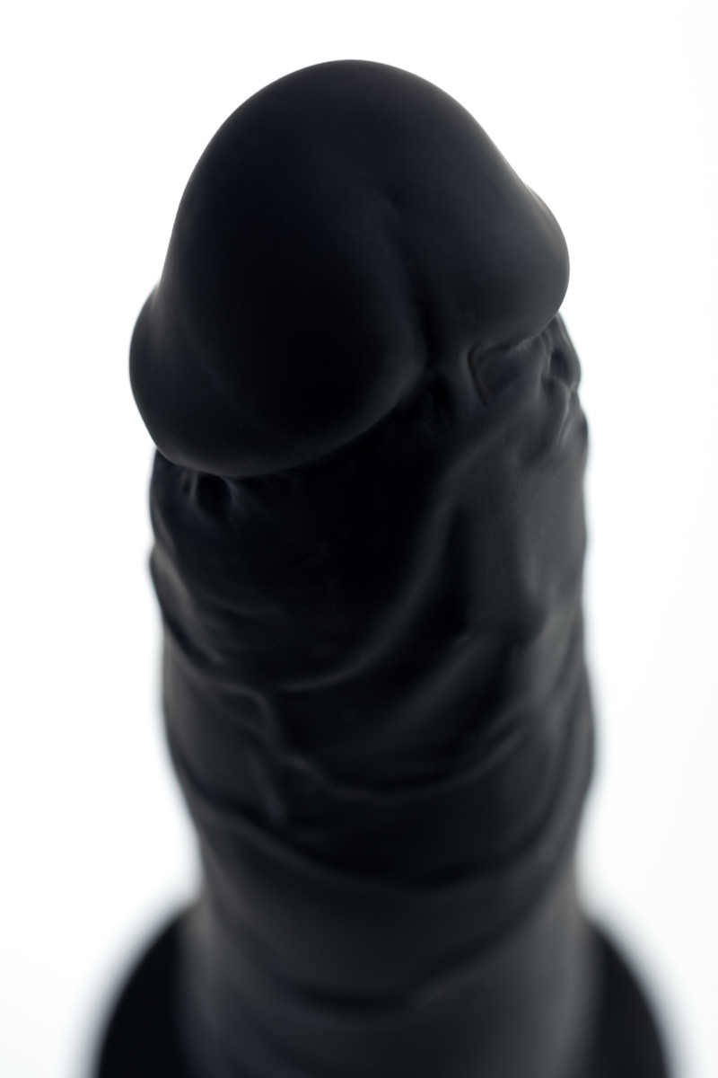 картинка Фаллоимитатор POPO Pleasure by TOYFA Lupi, силикон, черный, 12 см от магазина ErosMania