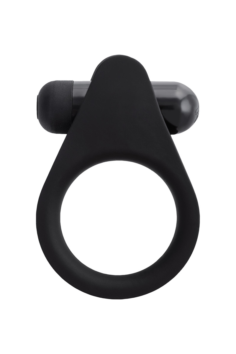 картинка Виброкольцо на пенис A-Toys by TOYFA Brid, силикон, черный, 6,3, Ø 3,1 см от магазина ErosMania