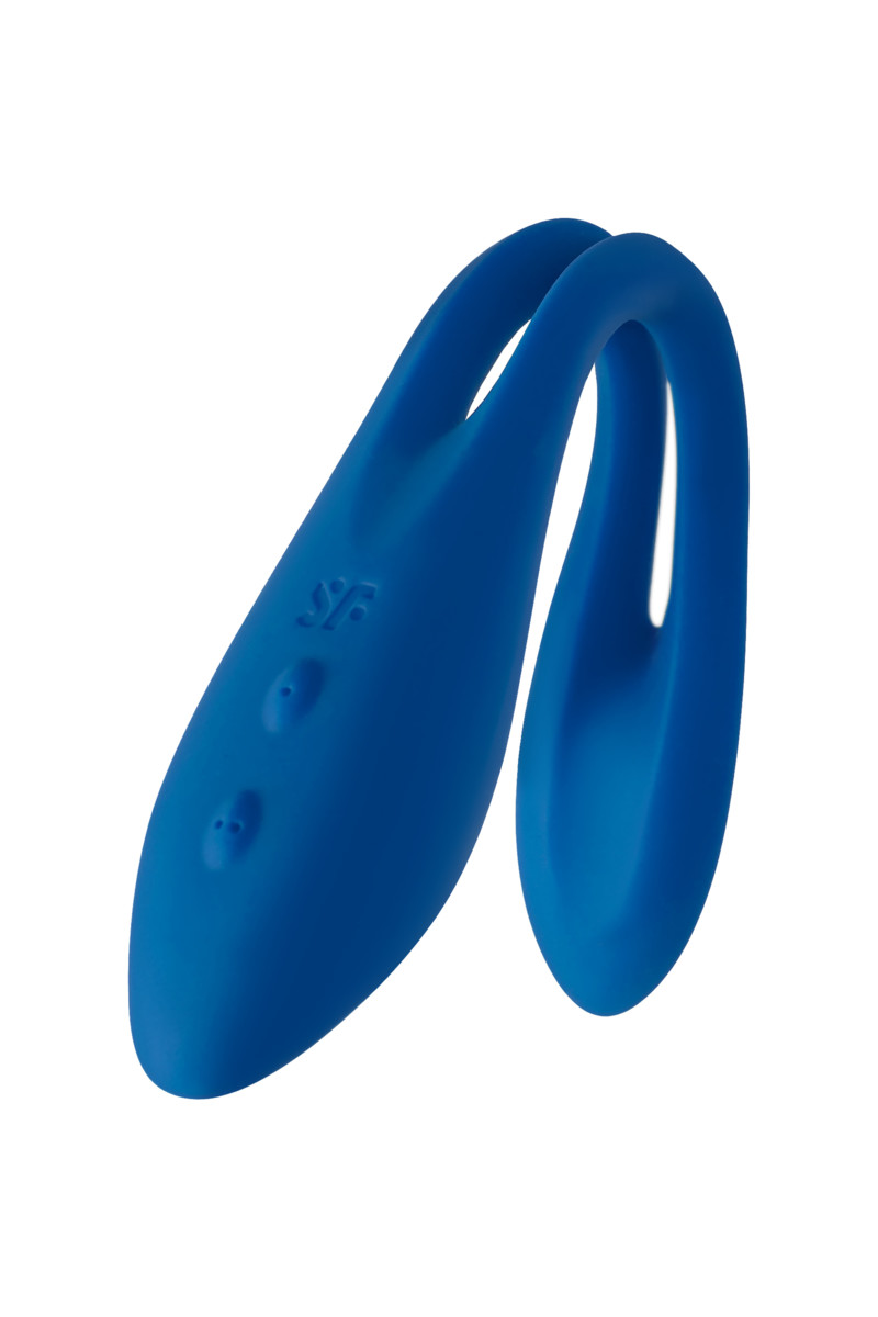 картинка Многофункциональный вибратор для пар Satisfyer Elastic Game, синий от магазина ErosMania