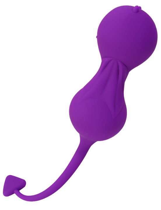 картинка Шарики вагинальные Чёртик, сплошной силикон, 160x32,5 мм от магазина ErosMania