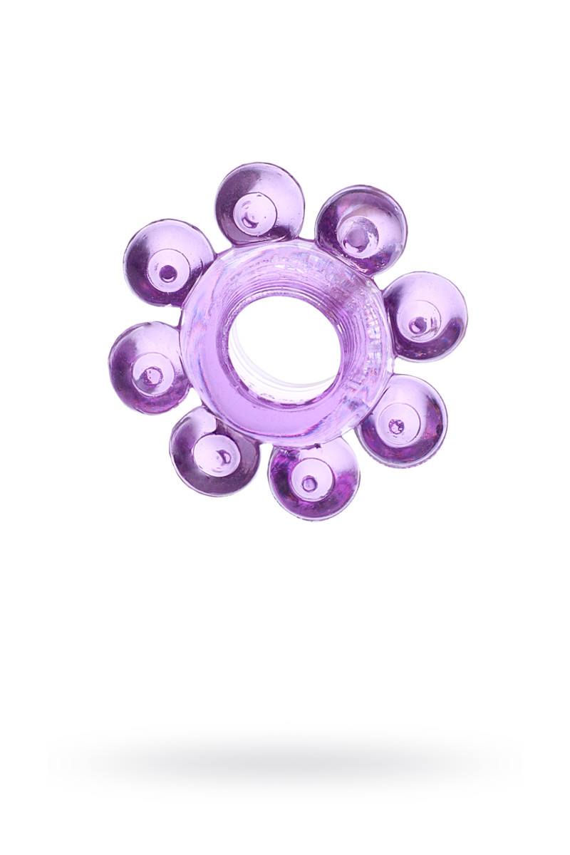 картинка Эрекционное кольцо на пенис TOYFA, TPE, фиолетовый от магазина ErosMania