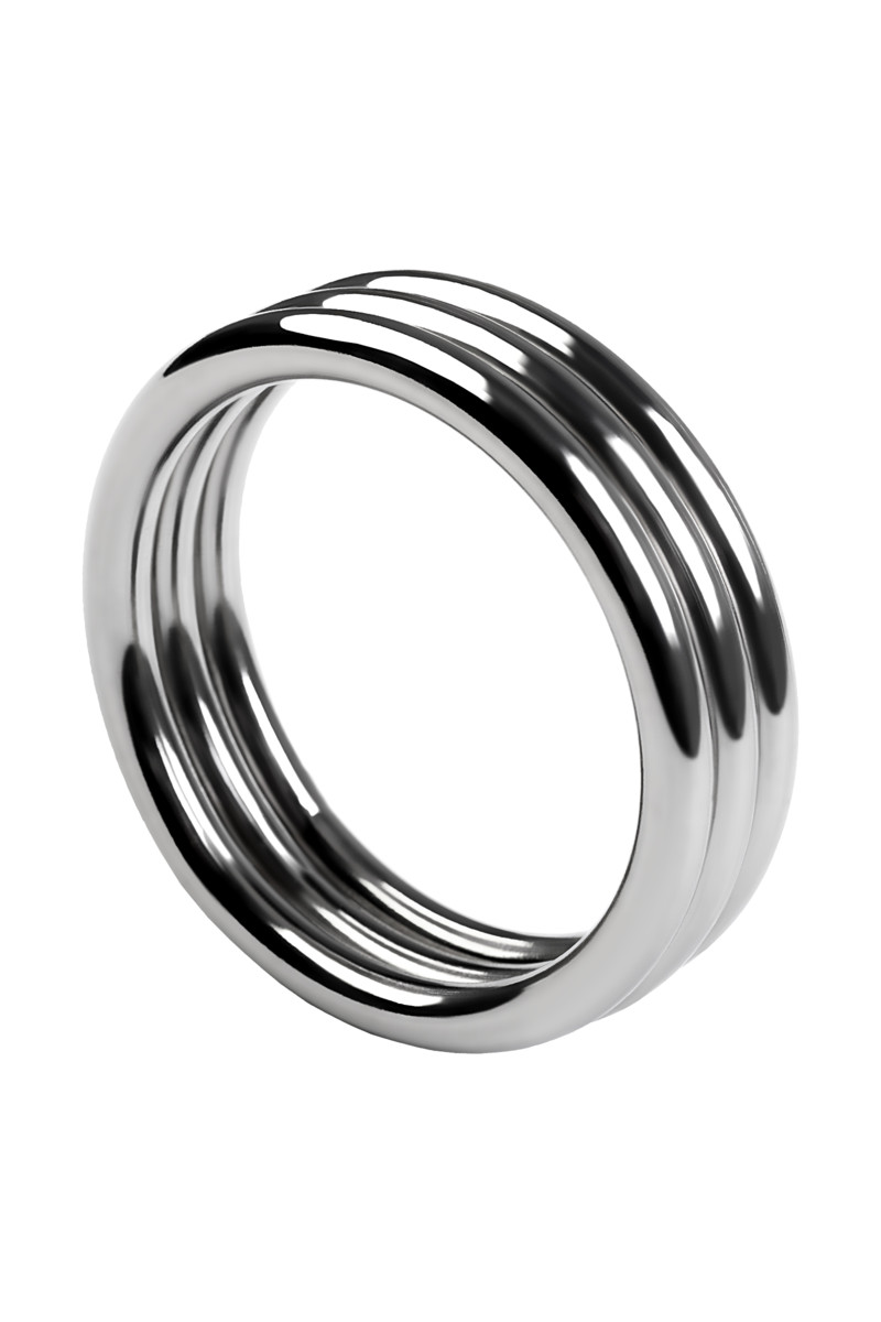 картинка Кольцо на пенис TOYFA Metal, серебряное, Ø 4,3 см от магазина ErosMania