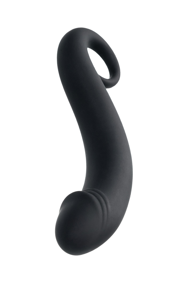 картинка Анальный стимулятор TOYFA POPO Pleasure Dorado, водонепроницаемый, силикон, черный, 18 см, Ø 3,5 см от магазина ErosMania