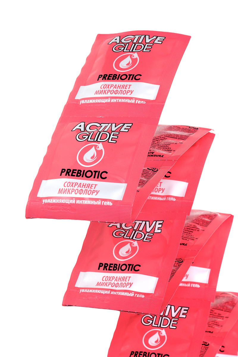 картинка Увлажняющий интимный гель ACTIVE GLIDE PREBIOTIC,  3г 20 шт в упаковке от магазина ErosMania