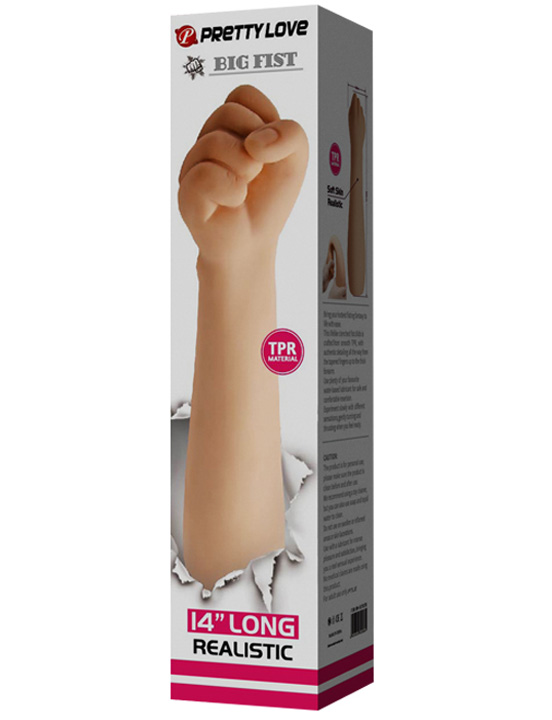 картинка Рука для фистинга, кулак, TPR, 88x360 мм от магазина ErosMania