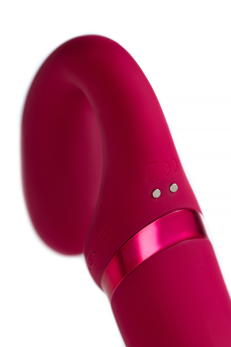 картинка Страпон LOVENSE Lapis, силикон, красный, 23 см от магазина ErosMania