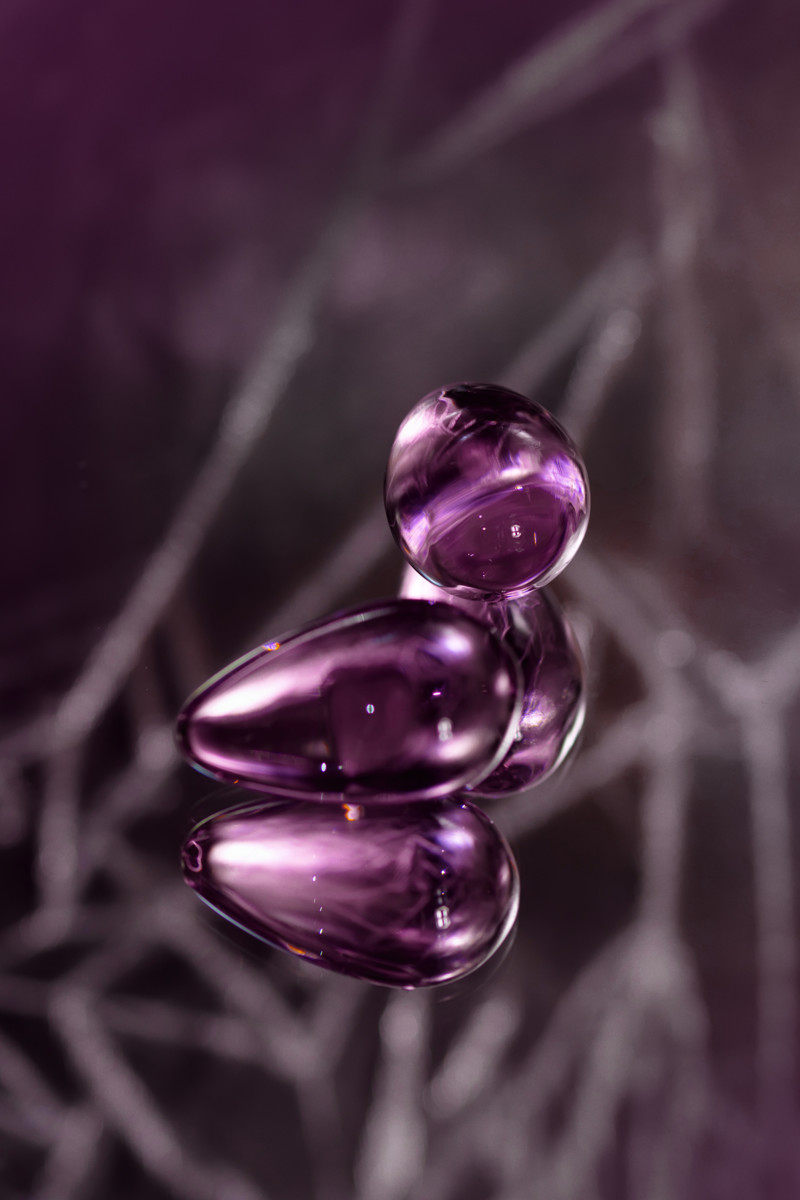 картинка Вагинальные шарики Sexus Glass, стекло, розовые, Ø 2,7 см от магазина ErosMania