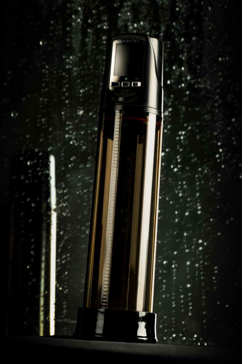 картинка Автоматический вакуумный тренажер для мужчин Erotist ToZoom, ABS пластик, черный, 28,5 см от магазина ErosMania