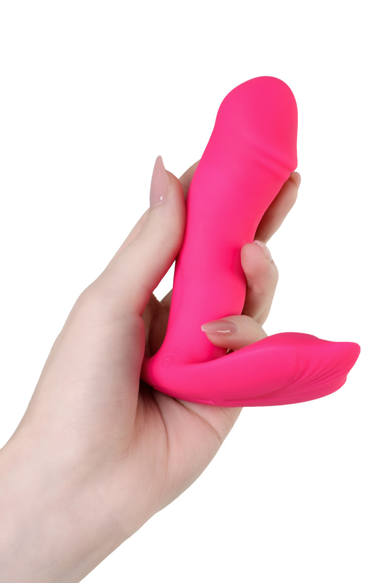 картинка Стимулятор точки G с голосовым управлением JOS TILLY, силикон, розовый, 11 см от магазина ErosMania