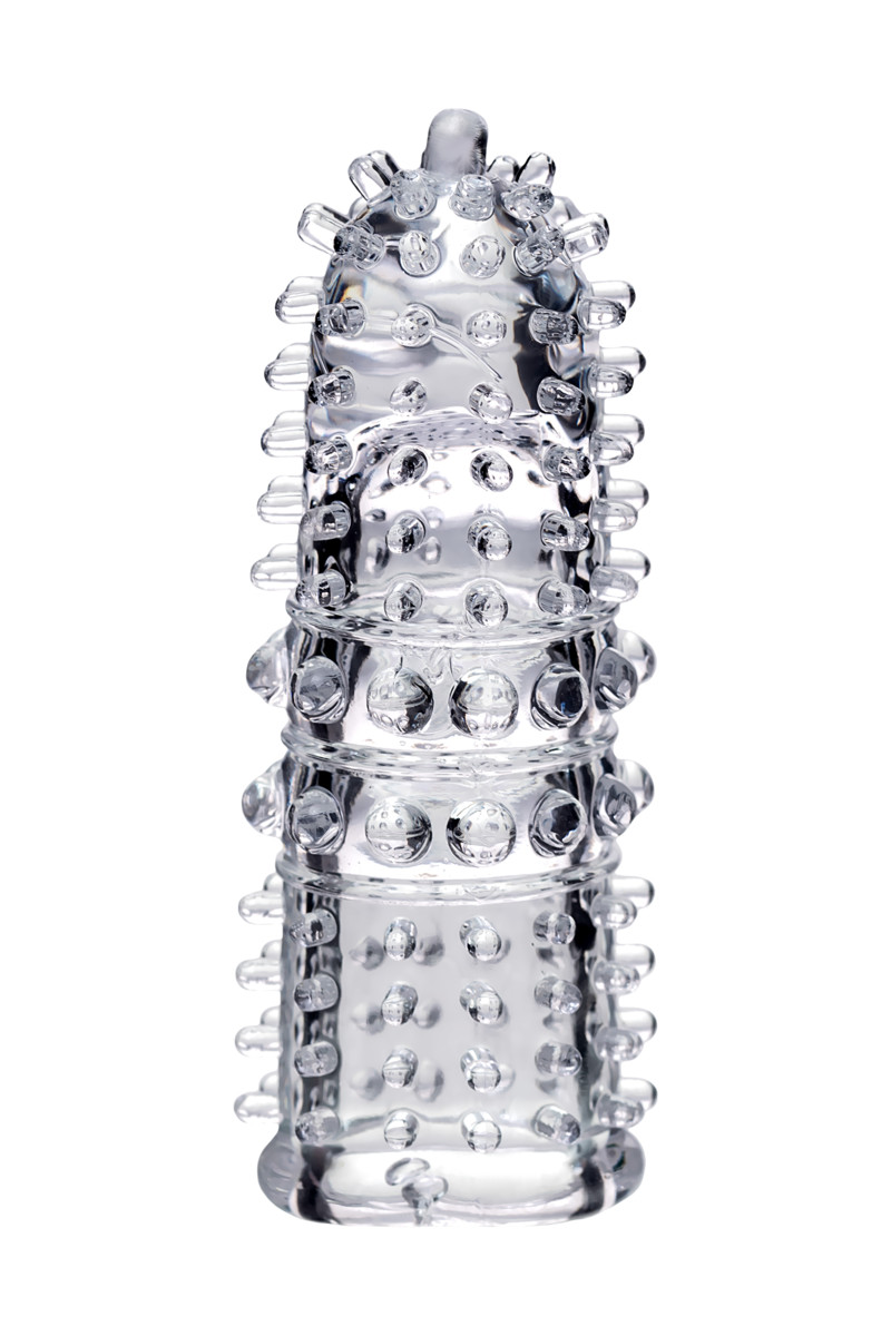 картинка Насадка на палец A-Toys Arbo, ТРЕ, прозрачный, 8 см от магазина ErosMania