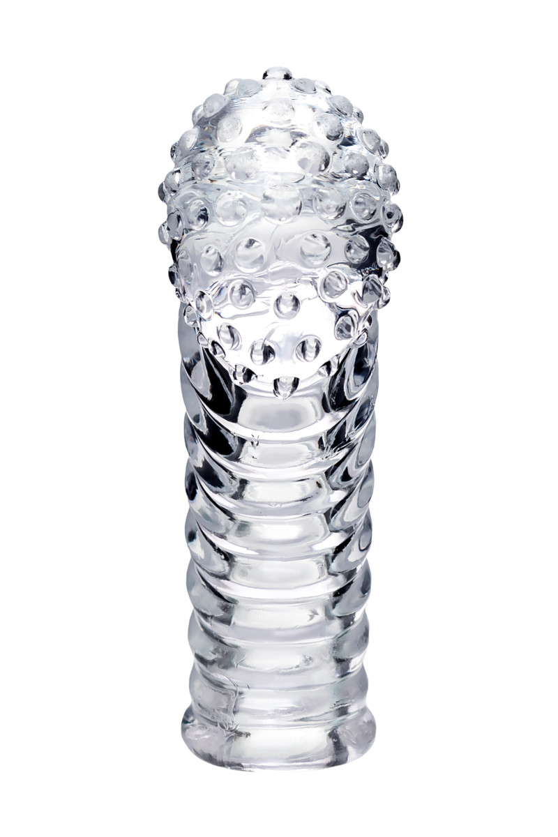 картинка Насадка на палец A-toys Dale, ТРЕ, прозрачный, 8,5 см от магазина ErosMania