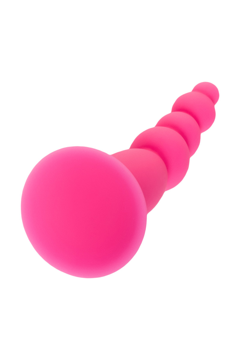 картинка Анальная втулка A-Toys by TOYFA Hild, силикон, розовый, 11 см от магазина ErosMania