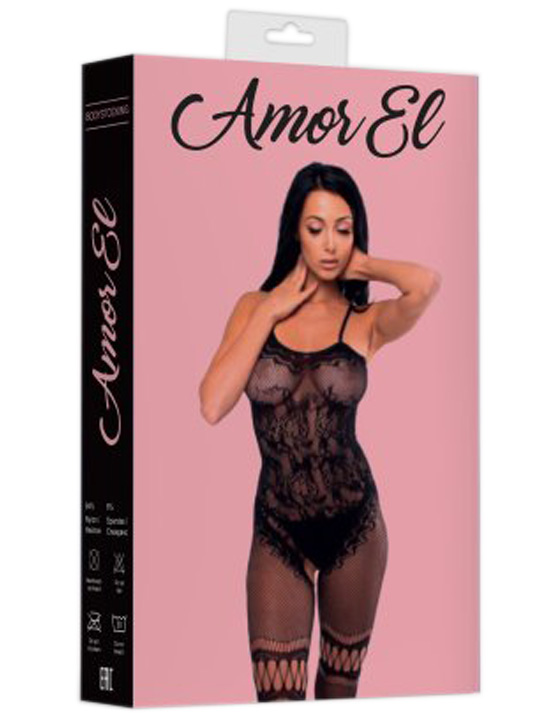 картинка Кетсьюит (боди-комбинезон) Valencia, чёрный, S/L от магазина ErosMania