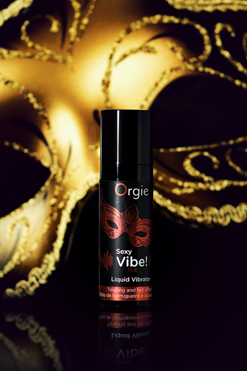 картинка Гель для массажа ORGIE Sexy Vibe Hot с разогревающим и вибрирующим эффектом, 15 мл от магазина ErosMania