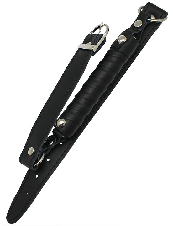 картинка Кляп-палка в кожаной оплётке от магазина ErosMania