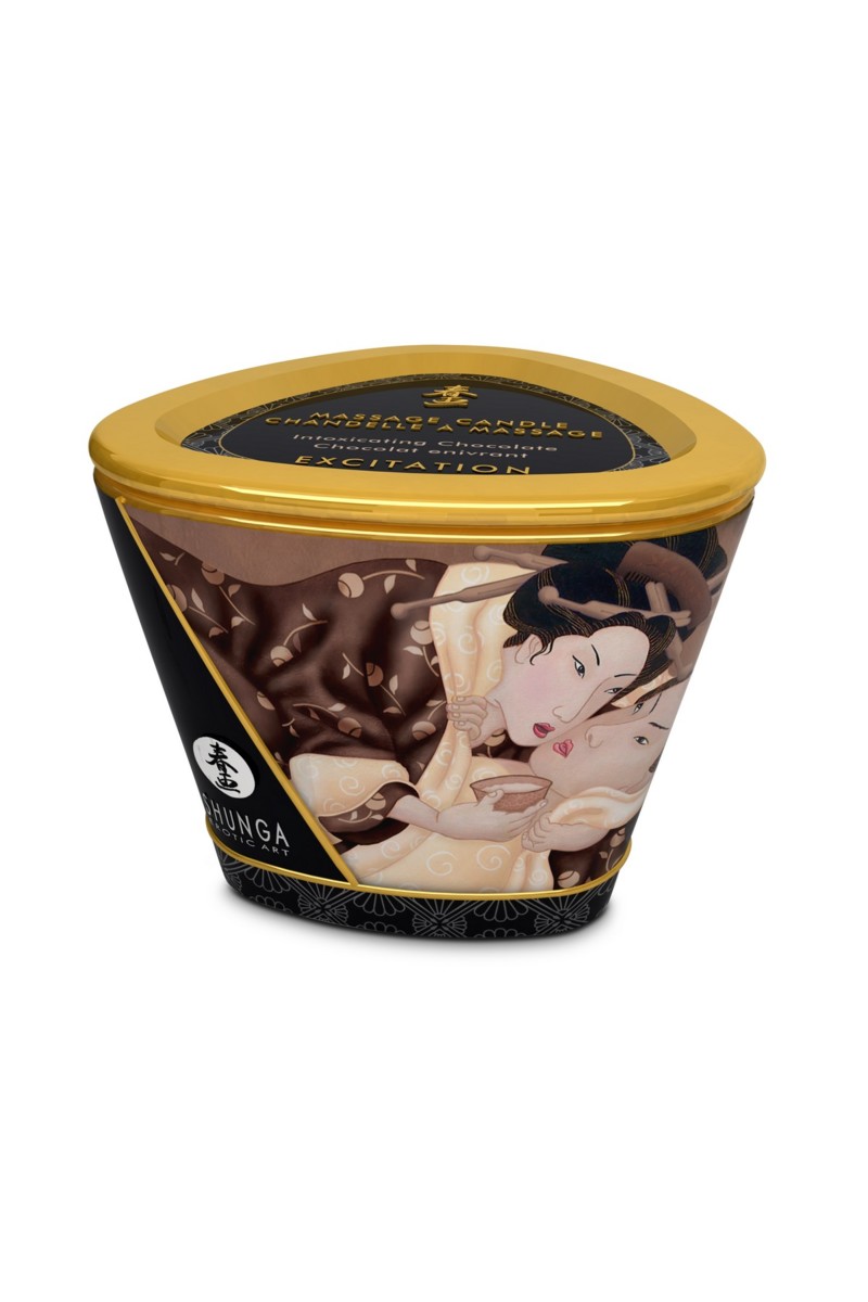картинка Массажное аромамасло Shunga Excitation, шоколад, 170 мл от магазина ErosMania