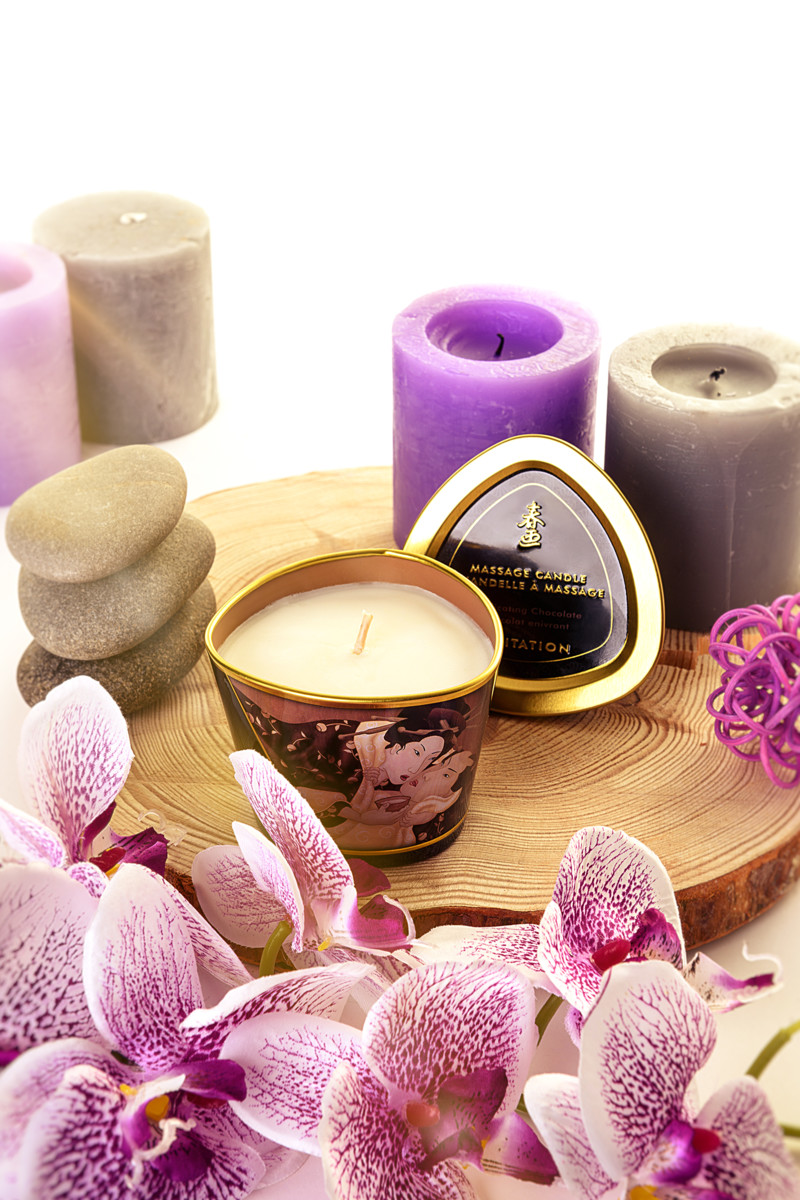 картинка Массажное аромамасло Shunga Excitation, шоколад, 170 мл от магазина ErosMania