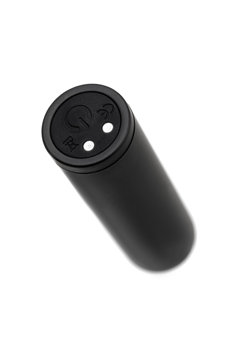картинка Вибропуля с пультом управления RealStick CALIBER, ABS + силикон, черный, 7 см от магазина ErosMania