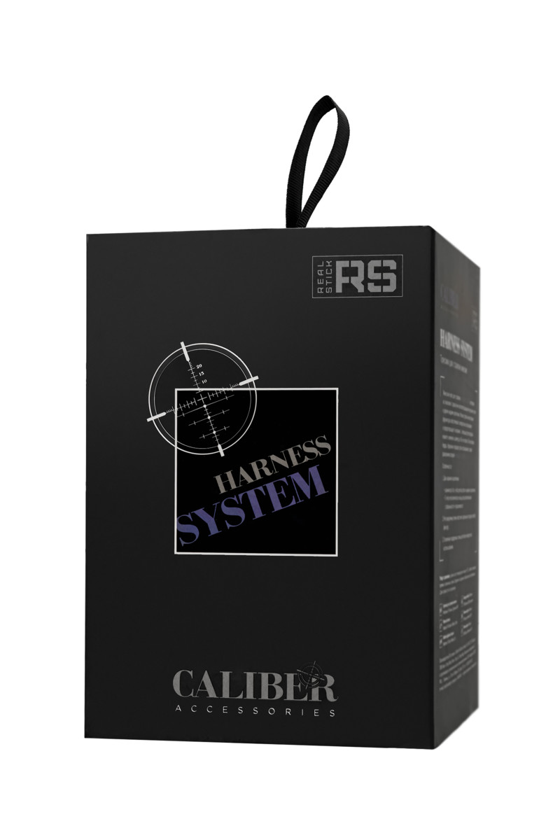 картинка Трусики для страпона  RealStick CALIBER, экокожа, черные от магазина ErosMania