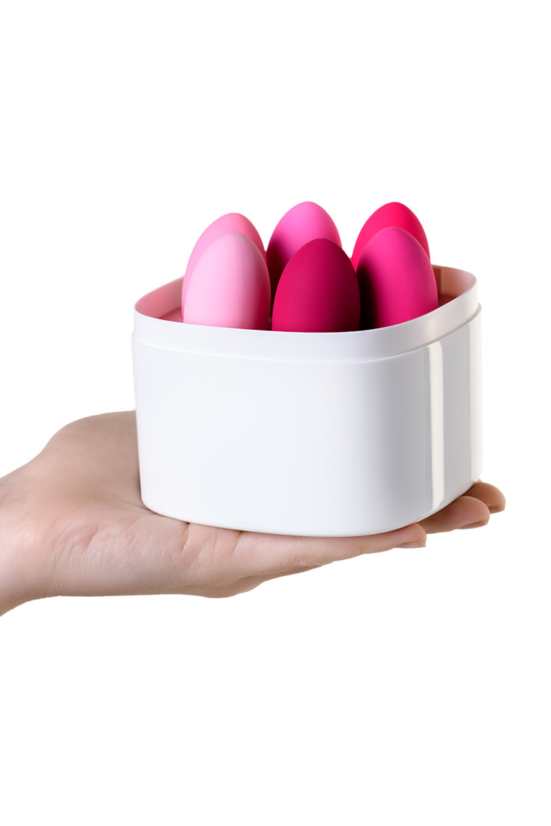 картинка Набор вагинальных шариков Eromantica K-ROSE, силикон, розовый, 6 шт от магазина ErosMania