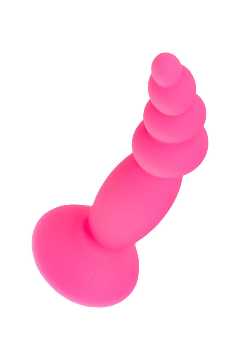 картинка Анальная втулка A-Toys by TOYFA Hild, силикон, розовый, 11 см от магазина ErosMania