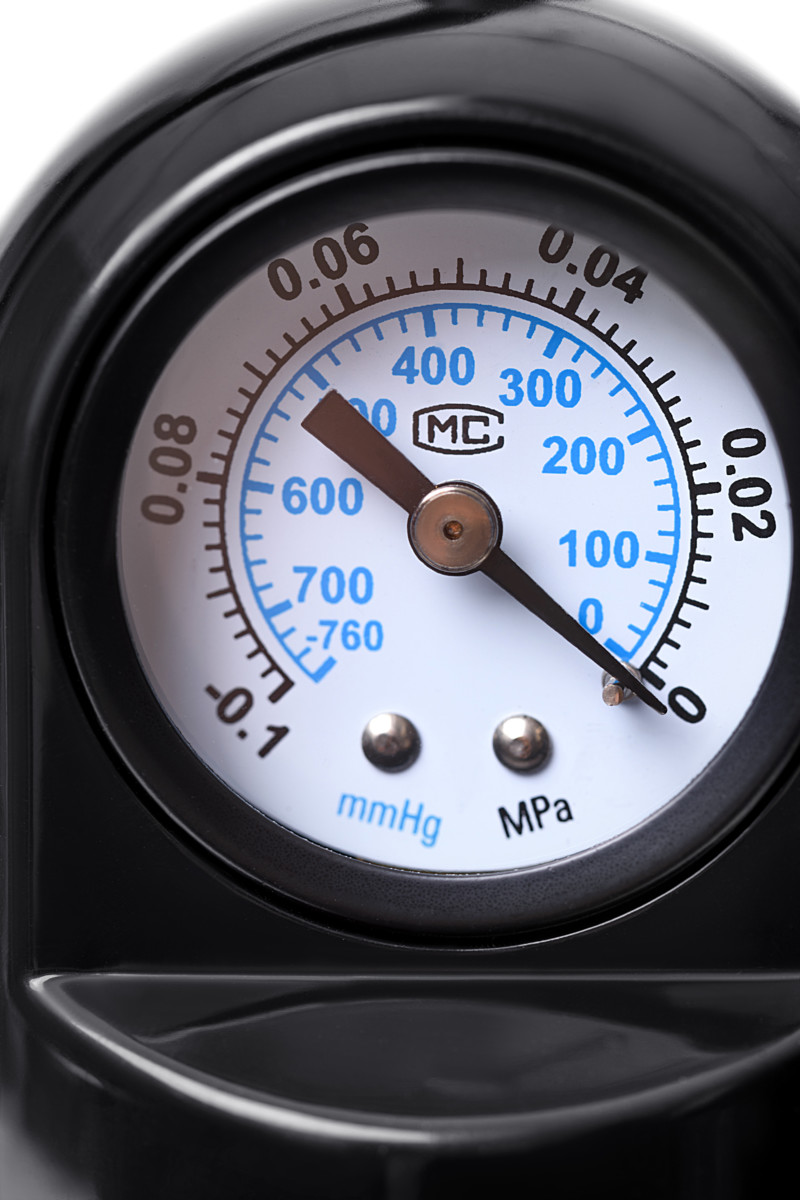 картинка Механическая помпа Sexus Men Training Aksel, ABS-пластик, черная, 70 см от магазина ErosMania