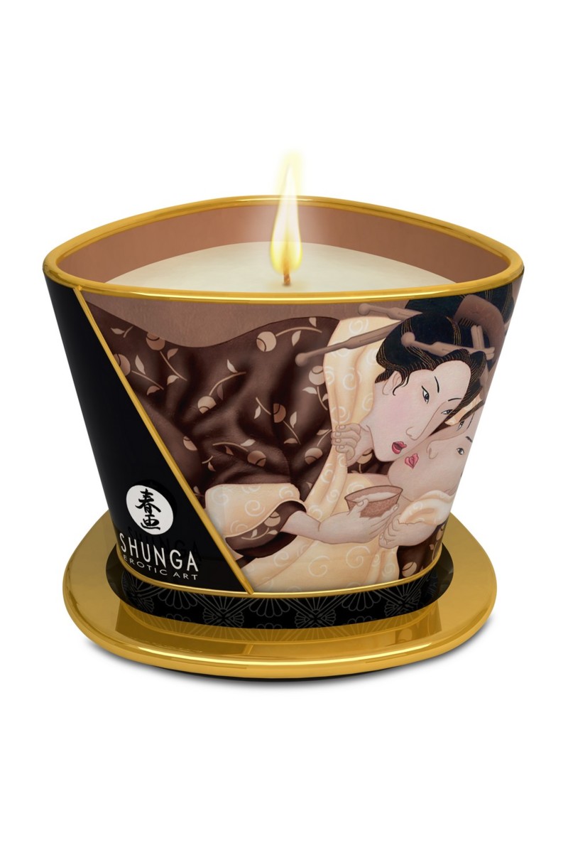 картинка Массажное аромамасло Shunga Excitation, шоколад, 170 мл от магазина ErosMania