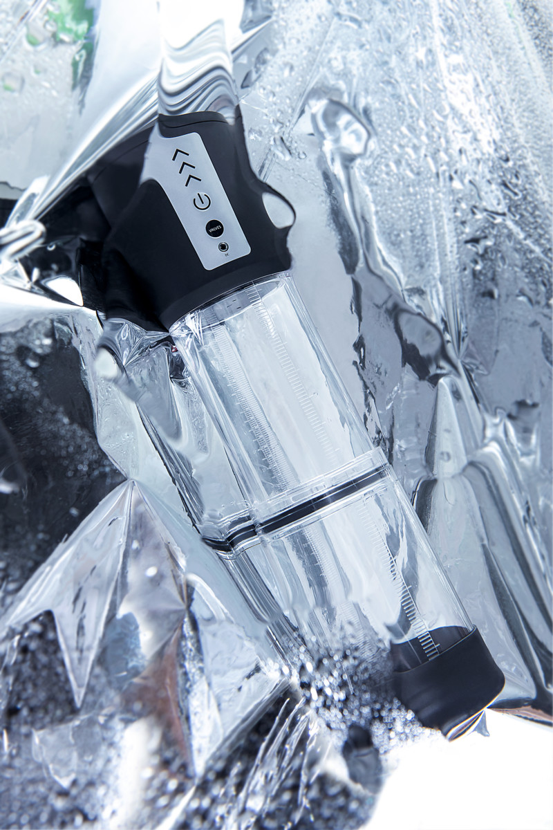 картинка Автоматическая помпа для пениса Sexus Men Expert Andreas, ABS-пластик, черная, 28 см от магазина ErosMania