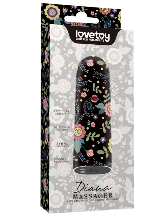 картинка Минивибратор Diana пережаряжаемый от магазина ErosMania