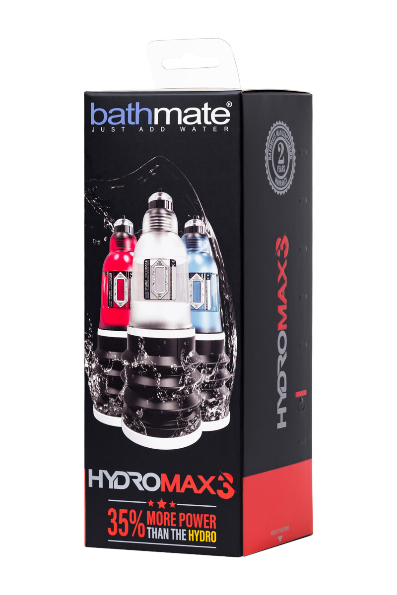картинка Гидропомпа Bathmate HYDROMAX3, ABS пластик, прозрачная, 22 см от магазина ErosMania