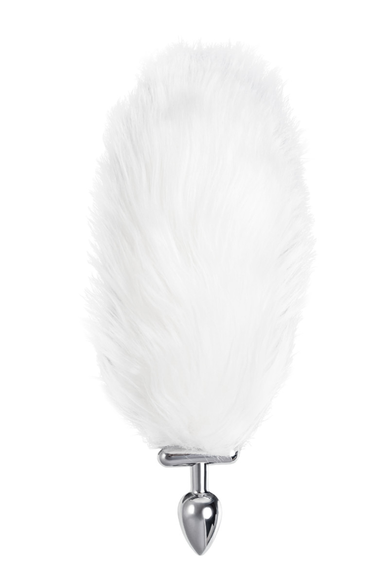 картинка Втулка со светящимся хвостом Metal by Toyfa, металл, серебристая, 25,5 см от магазина ErosMania