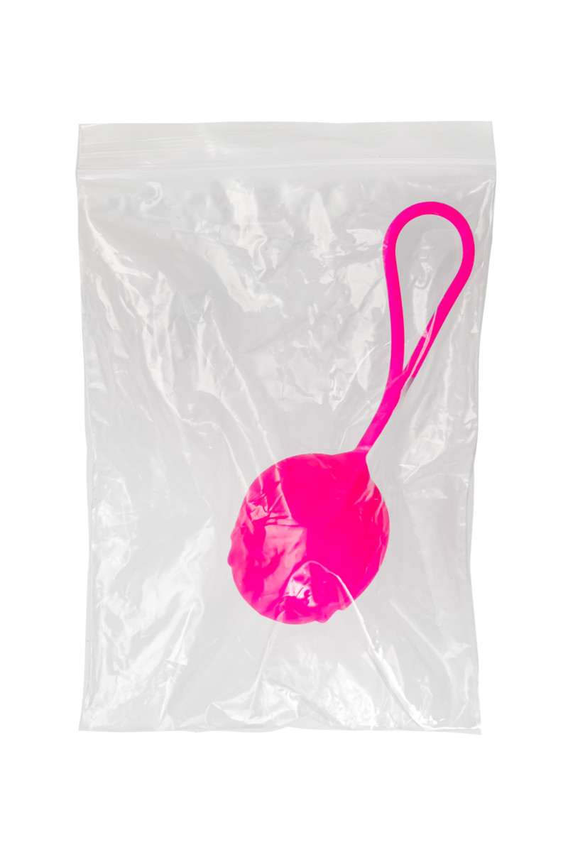 картинка Вагинальный шарик, силикон, розовый, 10,5 см (в пакете) от магазина ErosMania