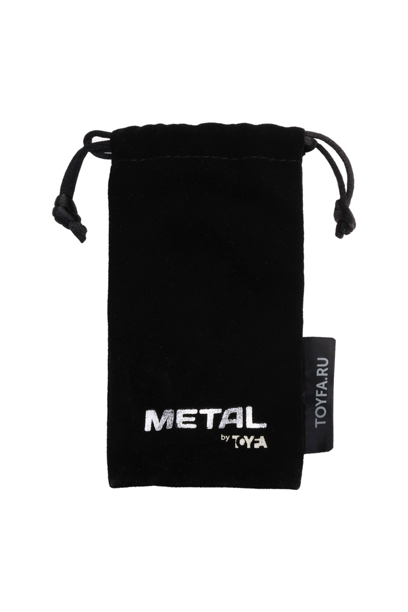 картинка Кольцо на пенис TOYFA Metal, серебряное, Ø 4,3 см от магазина ErosMania