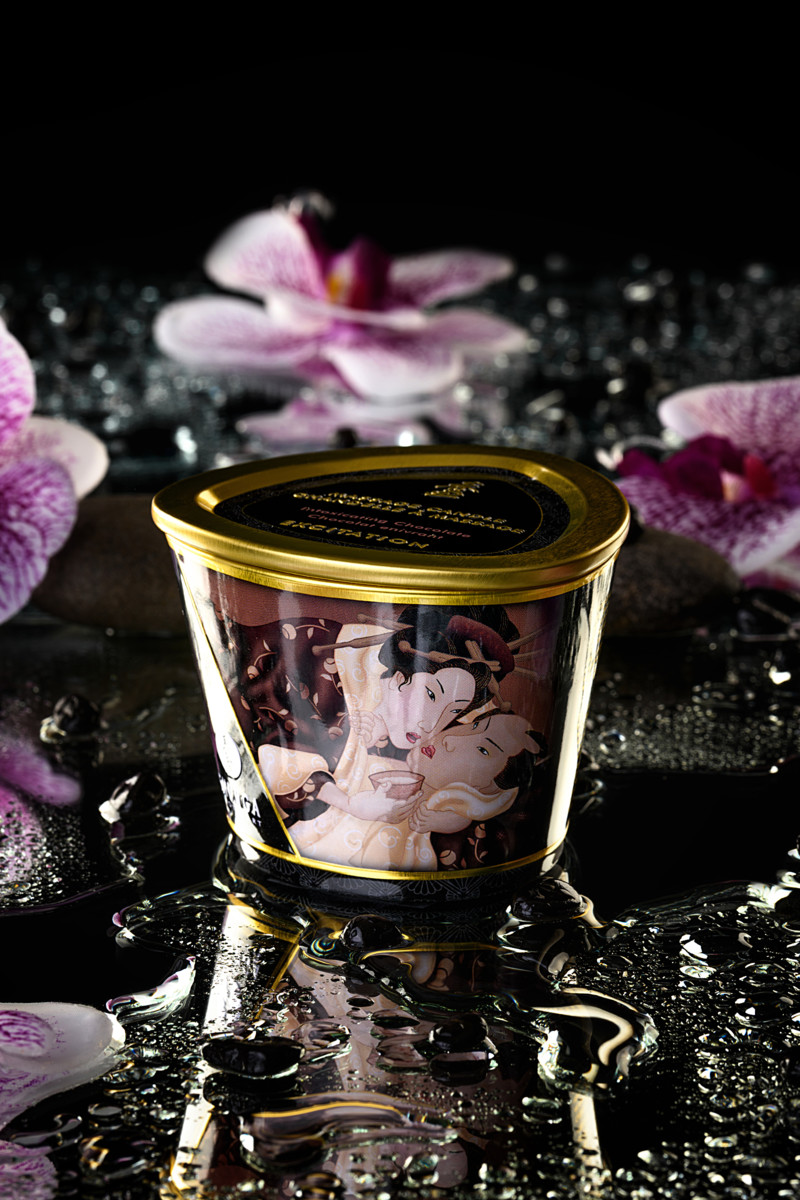 картинка Массажное аромамасло Shunga Excitation, шоколад, 170 мл от магазина ErosMania