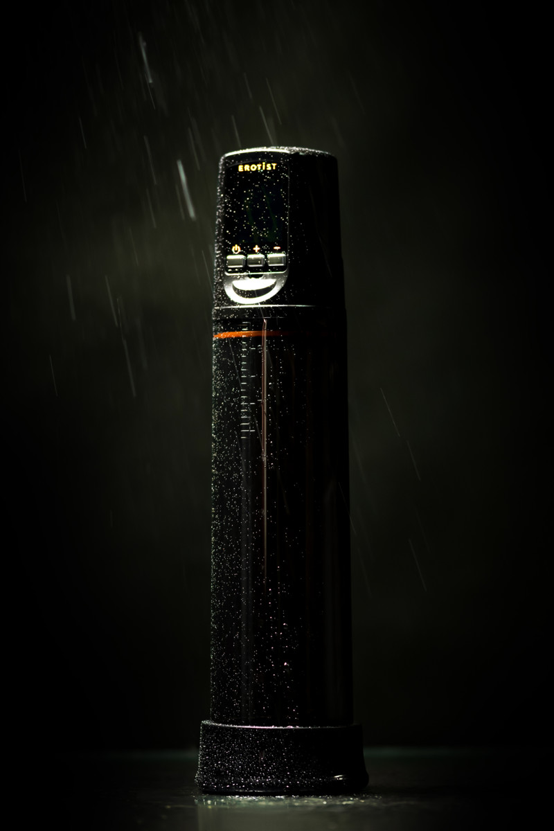 картинка Автоматический вакуумный тренажер для мужчин Erotist ToZoom, ABS пластик, черный, 28,5 см от магазина ErosMania