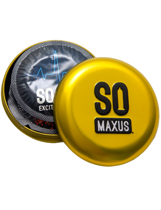 картинка Презервативы MAXUS Special, точечно-ребристые, 3 шт., ж/к от магазина ErosMania
