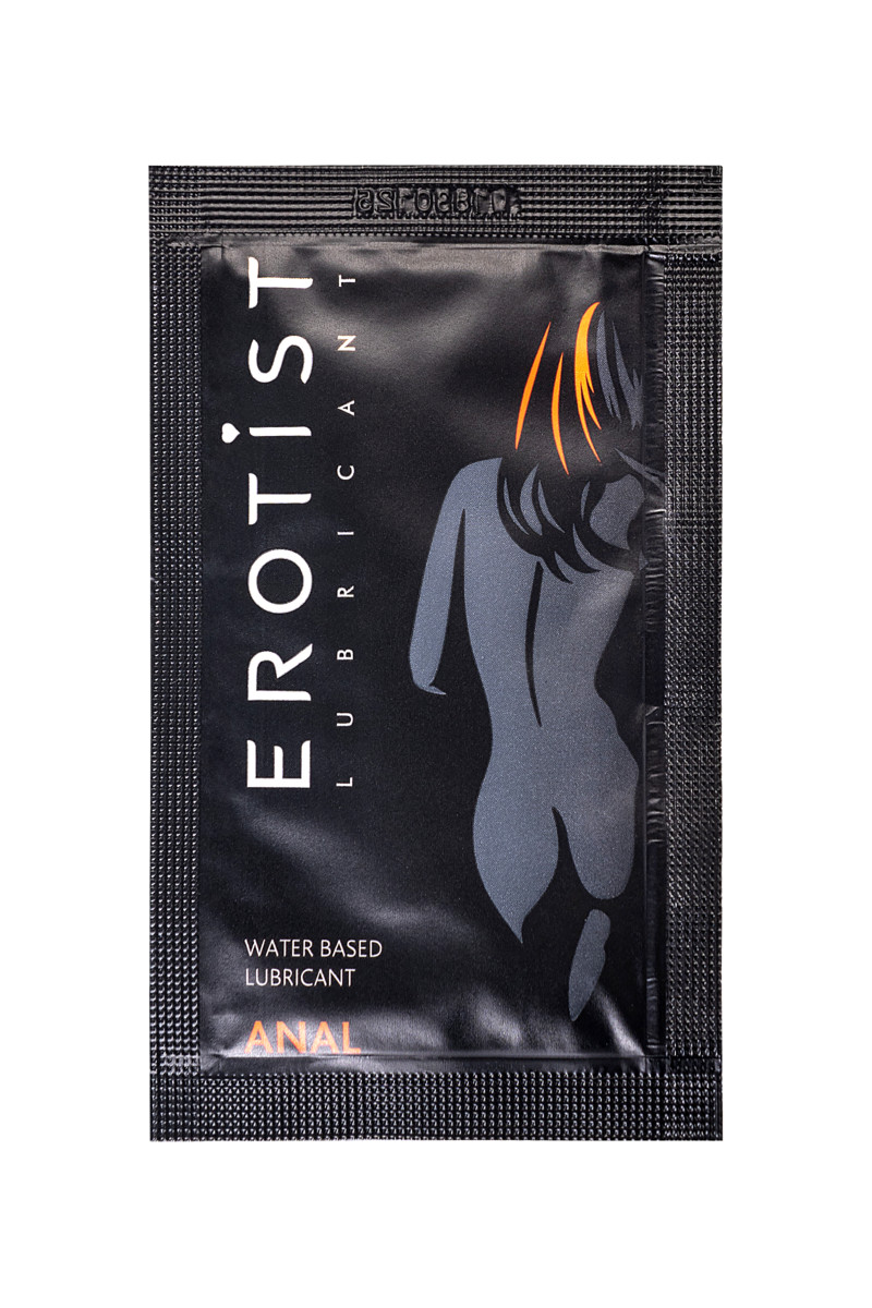 картинка Лубрикант Erotist на водной основе ANAL, анальный, саше, 4 мл от магазина ErosMania