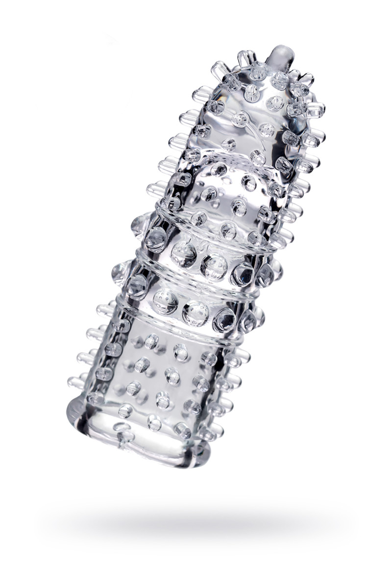 картинка Насадка на палец A-Toys Arbo, ТРЕ, прозрачный, 8 см от магазина ErosMania