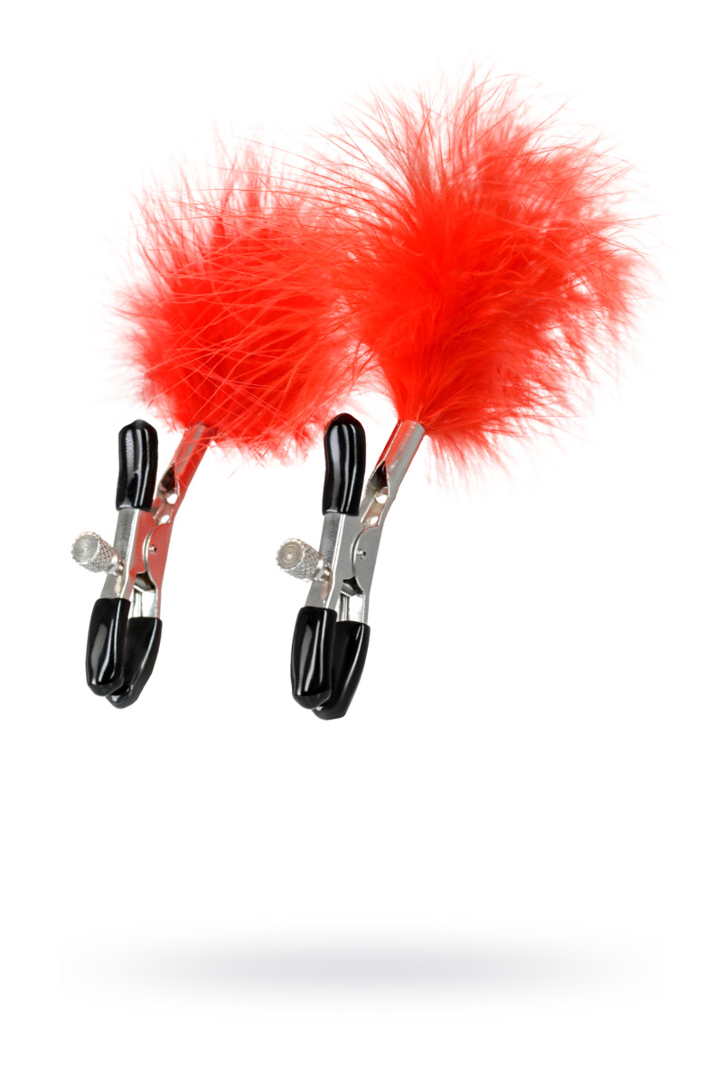 картинка Зажимы для сосков TOYFA Theatre, металл, красный от магазина ErosMania