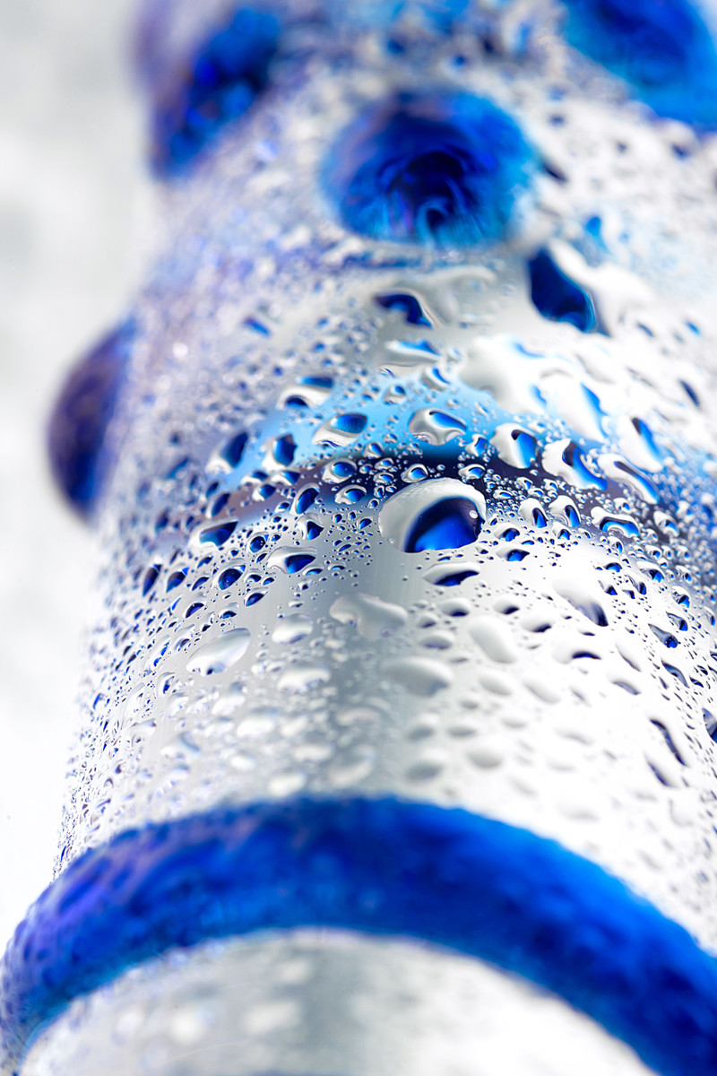картинка Двусторонний фаллоимитатор Sexus Glass, стекло, прозрачный, 22 см от магазина ErosMania