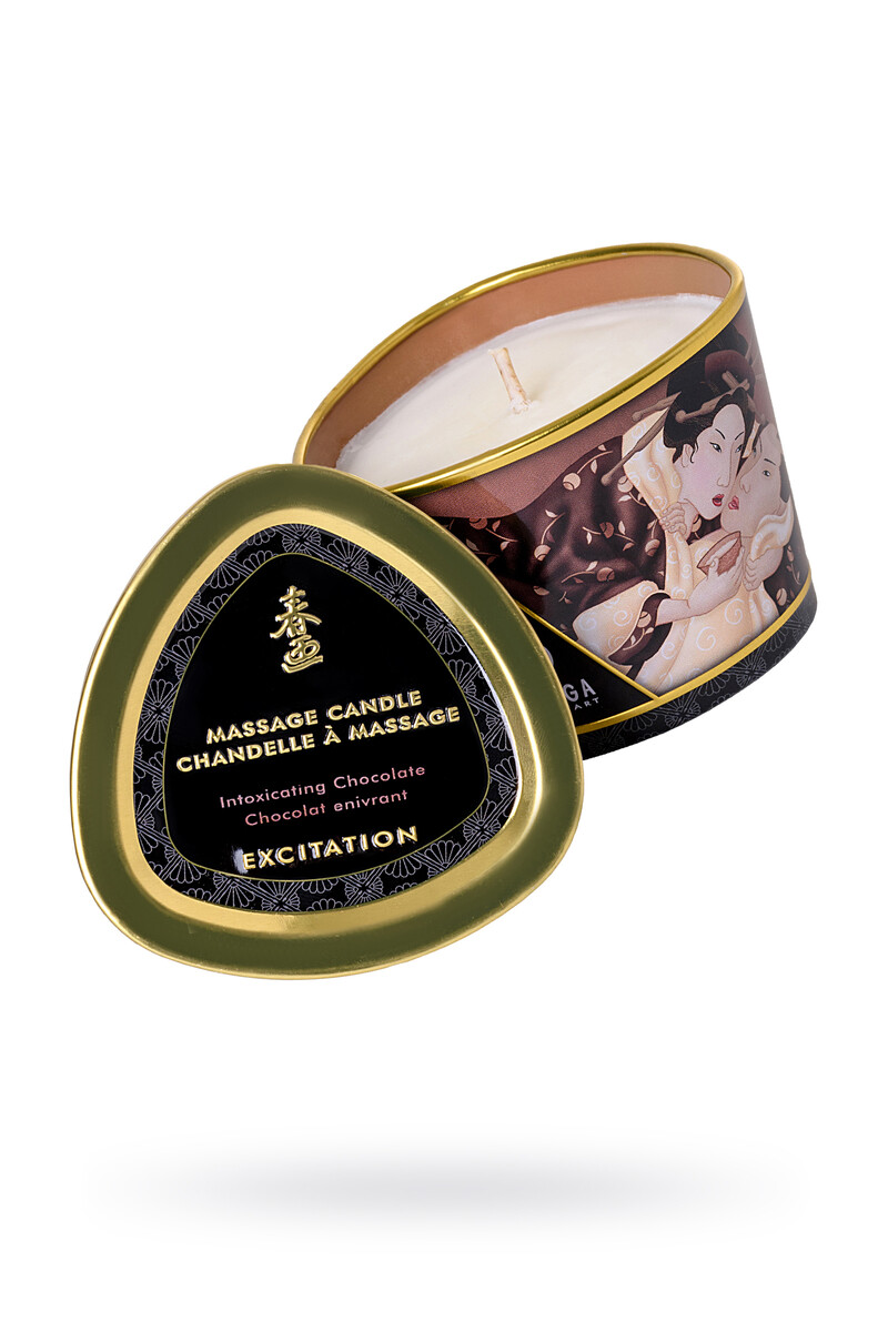 картинка Массажное аромамасло Shunga Excitation, шоколад, 170 мл от магазина ErosMania
