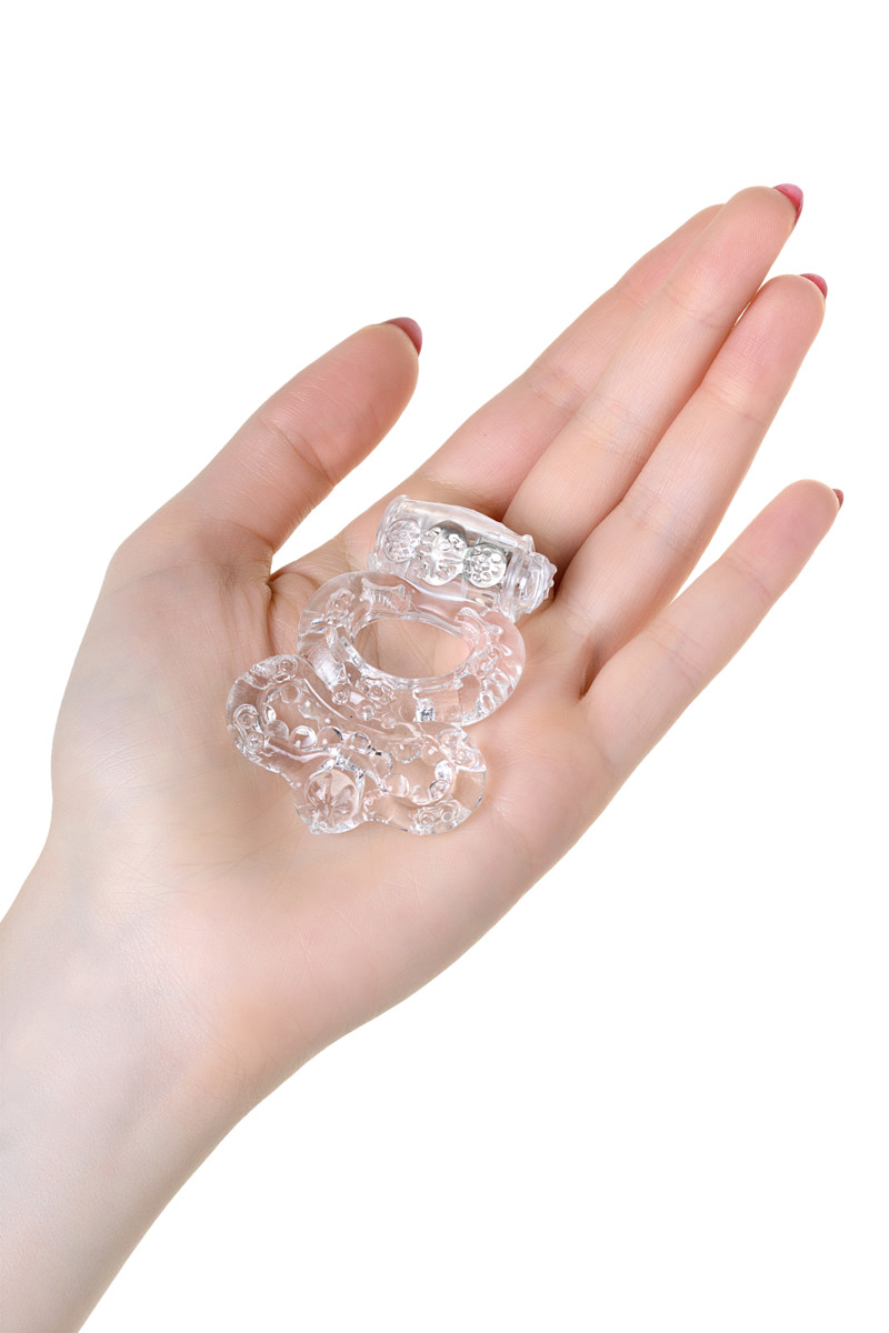 картинка Виброкольцо TOYFA, TPE, прозрачный от магазина ErosMania