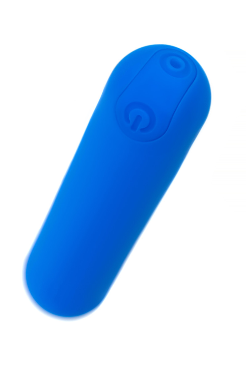 картинка Вибропуля A-Toys NEP, силикон, синий, 8 см от магазина ErosMania