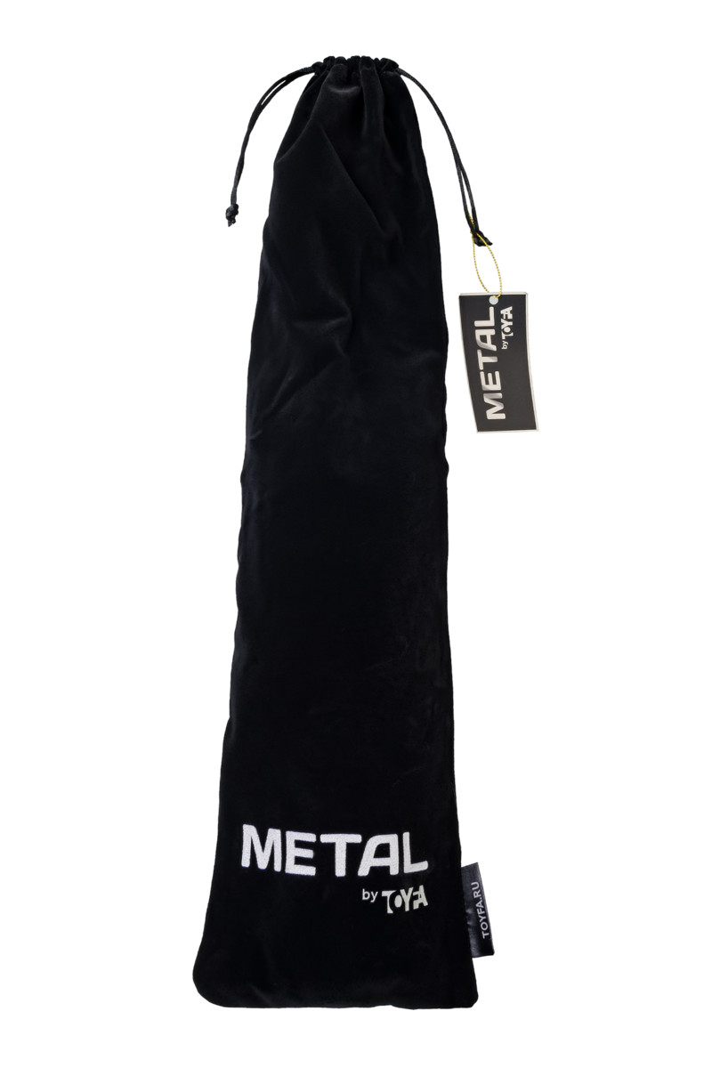 картинка Втулка со светящимся хвостом Metal by Toyfa, металл, серебристая, 25,5 см от магазина ErosMania