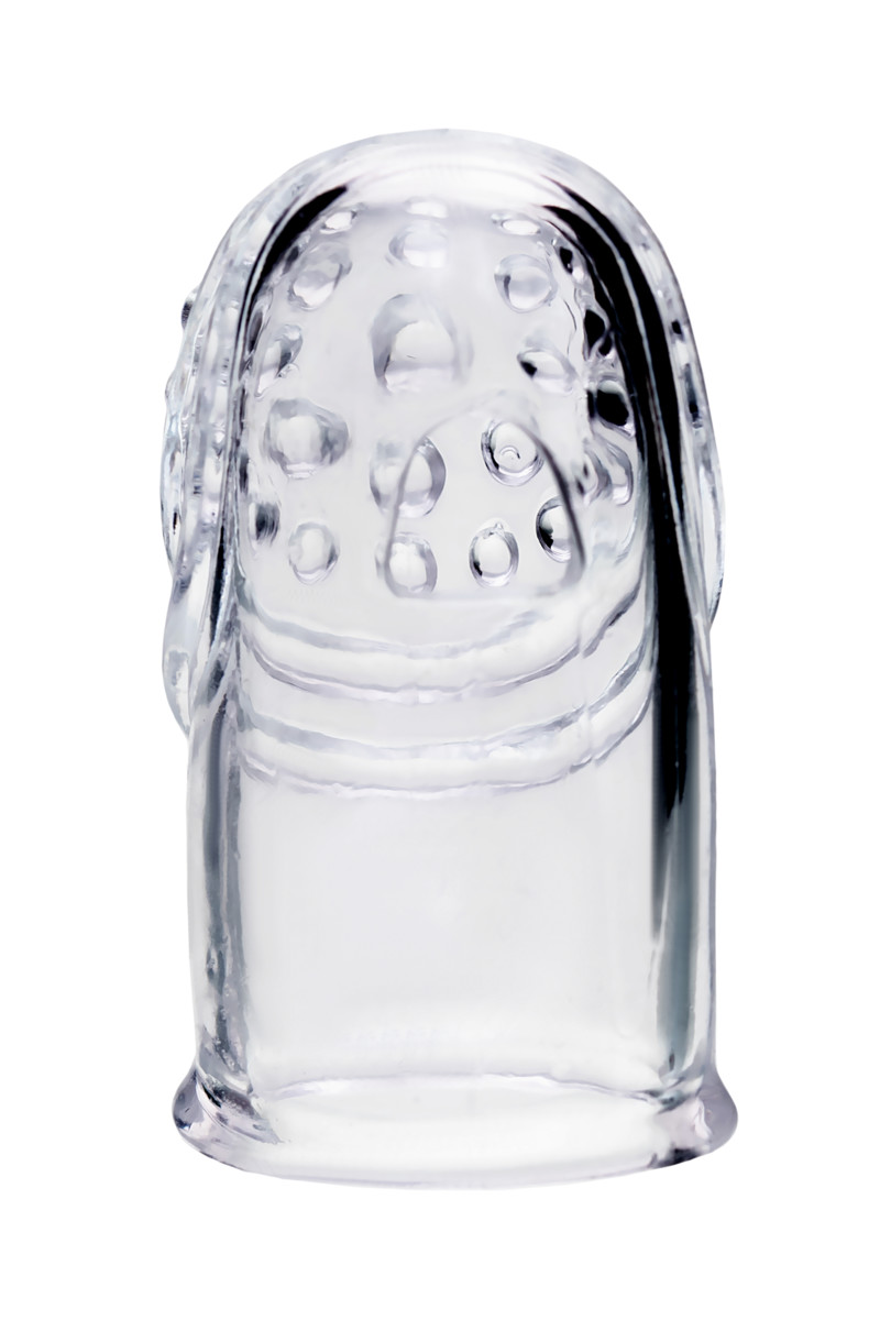 картинка Комплект насадок на палец A-toys Favi, TPE, прозрачный, 3,5 см от магазина ErosMania