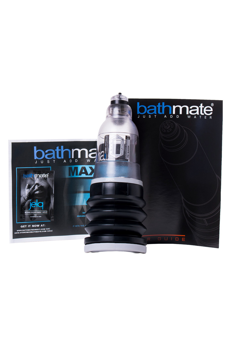 картинка Гидропомпа Bathmate HYDROMAX3, ABS пластик, прозрачная, 22 см от магазина ErosMania