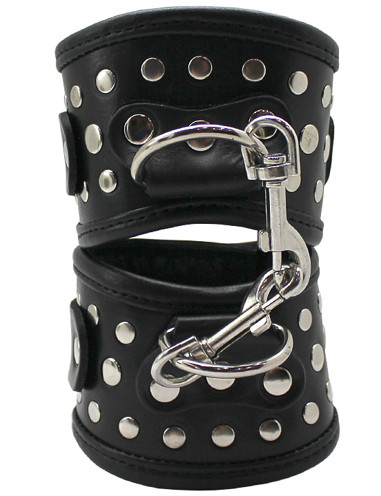 картинка Наручники фигурные, чёрные от магазина ErosMania