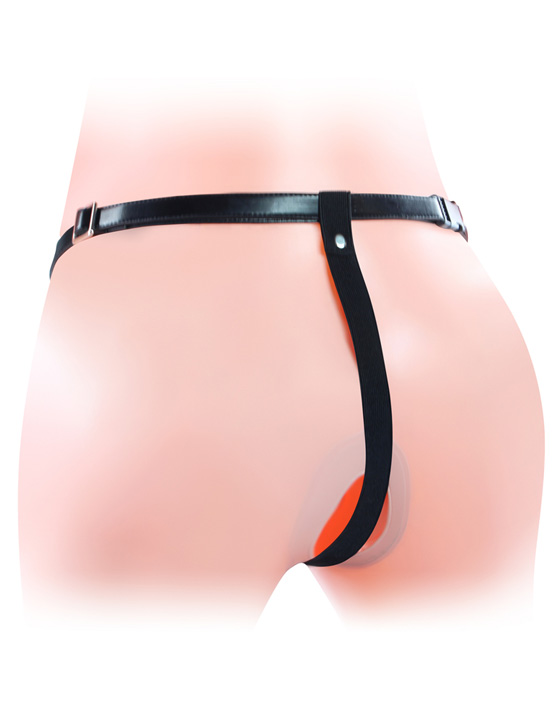 картинка Страпон с двумя отросками, телесный от магазина ErosMania