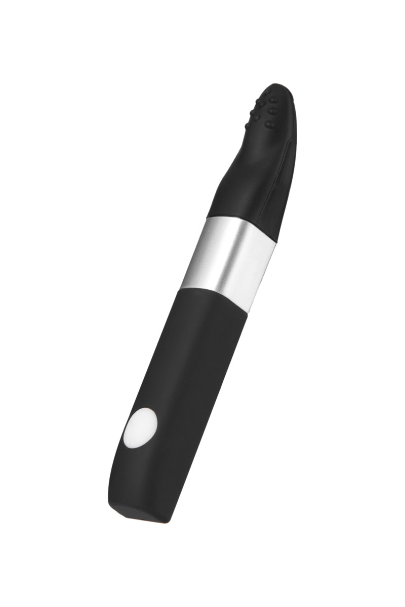 картинка Вибратор клиторальный Qvibry 8Gb USB памяти, силикон, черный, 12 см от магазина ErosMania