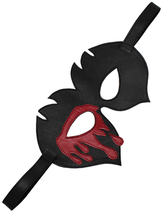 картинка Очки-маска «Вампир», чёрно-красная, размер универсальный от магазина ErosMania